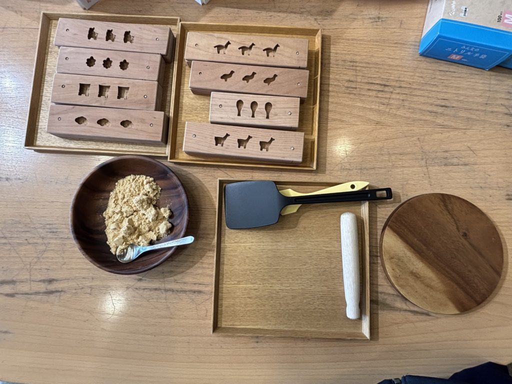 Bright workshop space for hands-on dry confectionery making experience