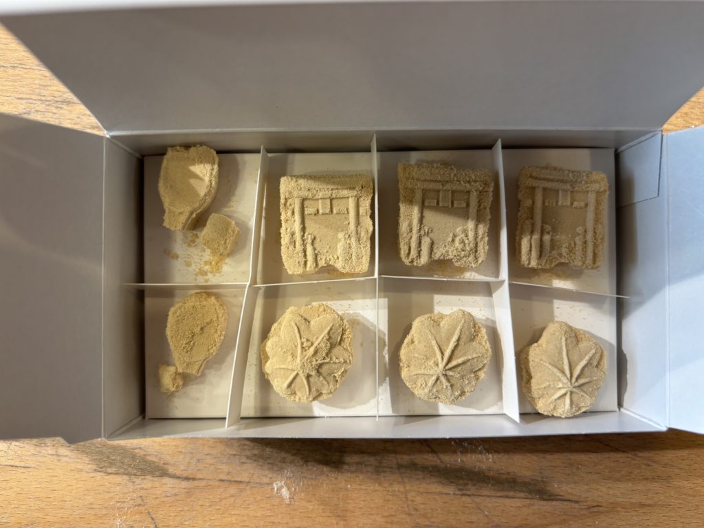 Beautifully packaged handmade dry sweets ready to take home