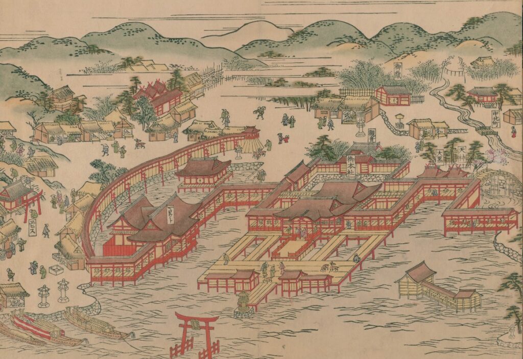 Illustrated Account of the Scenic Beauty of Itsukushima in Aki Province